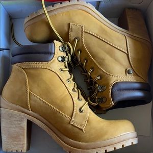 Brand new timberland inspired boots!